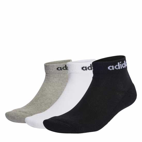 Adidas Linear Ankle Cushioned Socks 3 Pairs  Детски чорапи