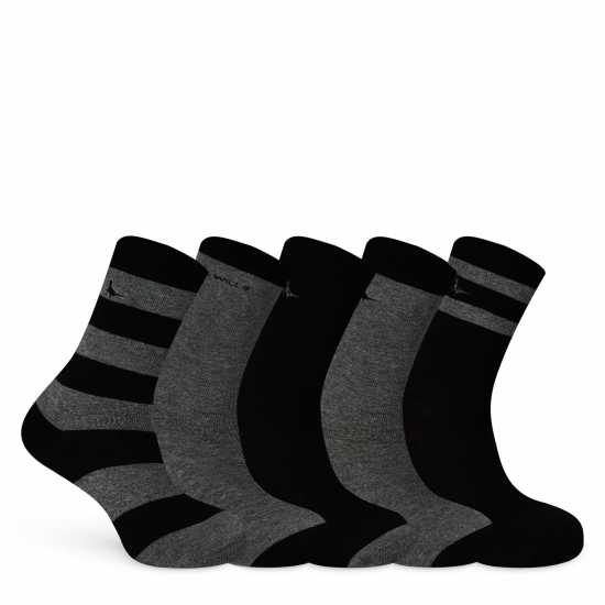 Jack Wills Bickleigh Socks 5Pk Сиво Мъжки чорапи