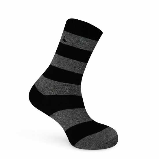 Jack Wills Bickleigh Socks 5Pk Сиво Мъжки чорапи