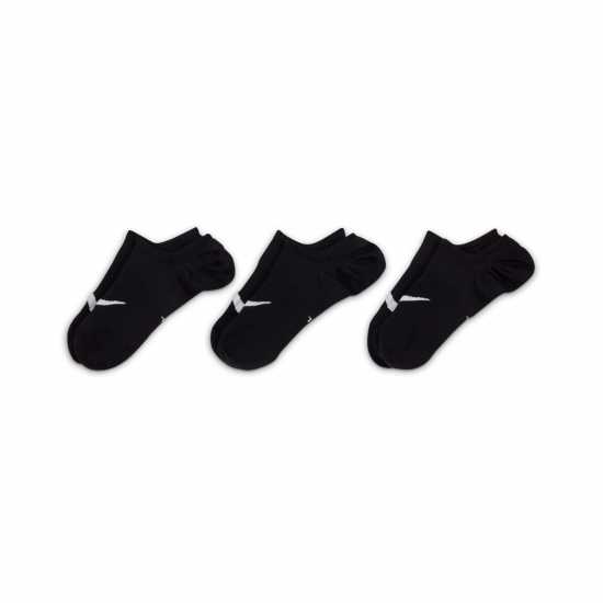 Nike Everyday Plus Lightweight Training Socks Ladies Черно/Бяло Атлетика