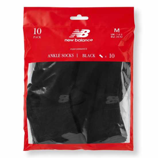 New Balance Pack Ankle Socks Черно Мъжки чорапи