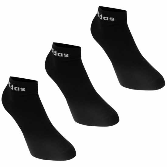 Adidas 3 Чифта Чорапи Essentials Ankle 3 Pack Socks Черно/Бяло Мъжки чорапи