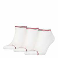 Tommy Hilfiger 3 Pack Sports Trainer Socks Mens Бяло Mens