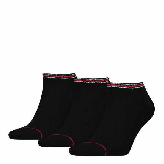 Tommy Hilfiger 3 Pack Sports Trainer Socks Mens Черно Mens