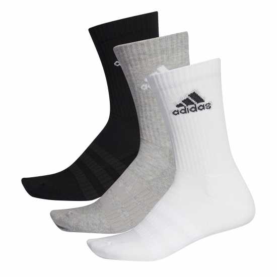 Adidas Cushioned Crew Socks 3 Pairs Juniors МегГрейХтр Детски чорапи