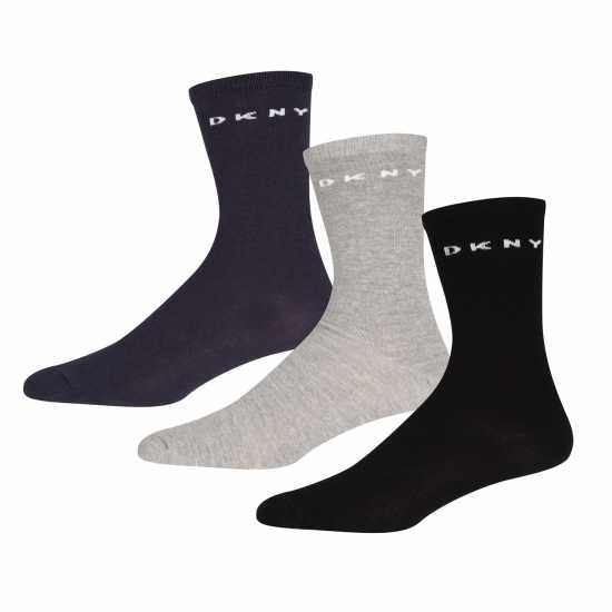 Dkny Paige Sock 3Pack Womens  Womens