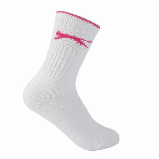 Slazenger Crew Socks 5 Pack Childs Ярки асортимент Детски чорапи