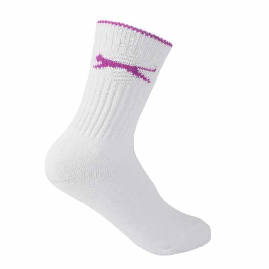 Slazenger Crew Socks 5 Pack Childs Ярки асортимент Детски чорапи