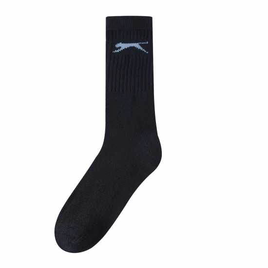 Slazenger Дамски Чорапи 5 Pack Crew Socks Ladies Тъмно асорти Дамски чорапи