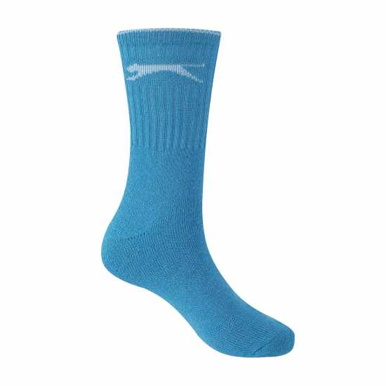 Slazenger Дамски Чорапи 5 Pack Crew Socks Ladies Ярки асортимент Дамски чорапи