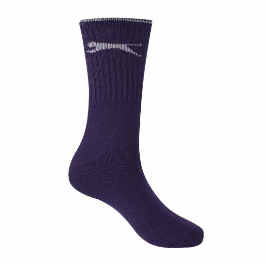 Slazenger Дамски Чорапи 5 Pack Crew Socks Ladies Ярки асортимент Дамски чорапи