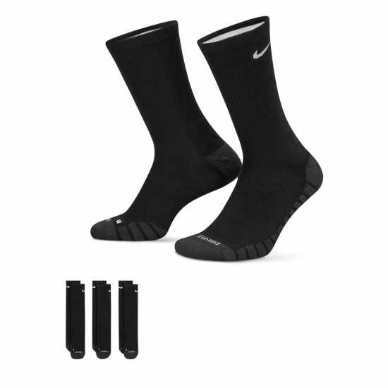 Nike Everyday Max Cushioned Training Crew Socks (3 Pairs)  Атлетика