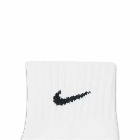 Nike Performance Cushioned Quarter Junior Boys Socks White Атлетика