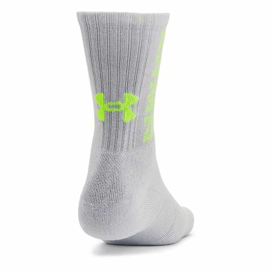 Under Armour 3-Maker 3Pk Mid-Crew Сиво Мъжки чорапи