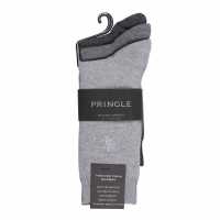 Pringle 3 Pack Plain Socks  Pringle