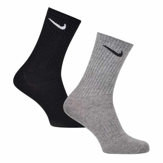 Nike Everyday Lightweight Training Crew Socks (3 Pairs) Black/White/Gre 