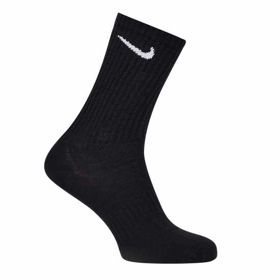 Nike Everyday Lightweight Training Crew Socks (3 Pairs) Black/White/Gre 