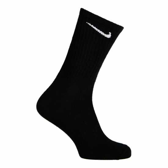 Nike Everyday Lightweight Training Crew Socks (3 Pairs) Black/White/Gre 