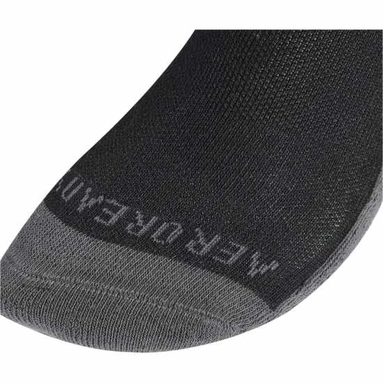 Adidas Aeroready Crew 6 Pack Socks Mens Черно/Сиво Мъжки чорапи