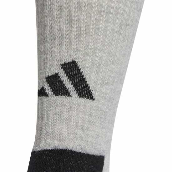 Adidas Aeroready Crew 6 Pack Socks Mens Сиво/Бяло/Черно Мъжки чорапи