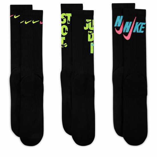 Nike Everyday Plus Cushioned Crew Socks (3 Pairs) Многоцветно Мъжки чорапи