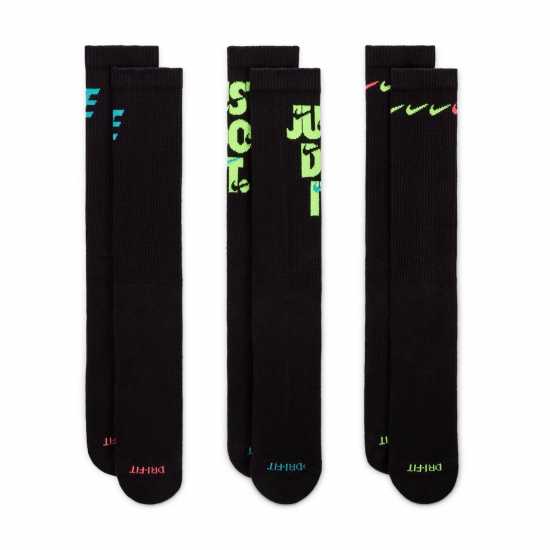 Nike Everyday Plus Cushioned Crew Socks (3 Pairs) Многоцветно Мъжки чорапи