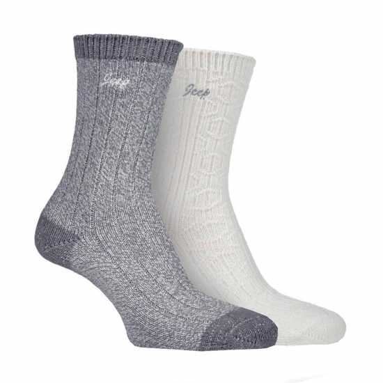 Jeep 2 Pack Super Soft Boot Socks Ladies  Дамски чорапи