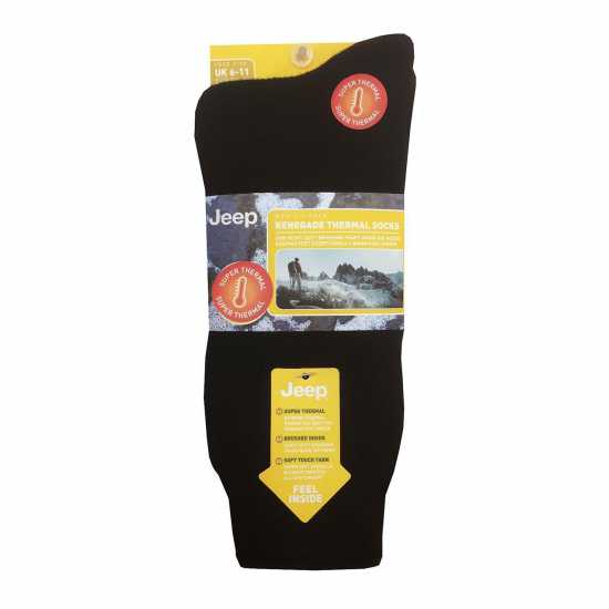 Jeep 1 Pack Thermal Boot Socks Mens  Мъжки чорапи