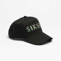 Siksilk Cap Sn99 Черно Шапки с козирка