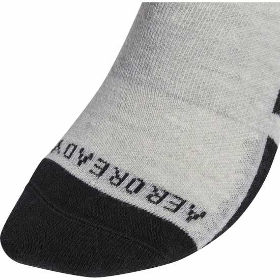 Adidas Aeroready Crew 6 Pack Socks Junior Gry/White/Black Детски чорапи