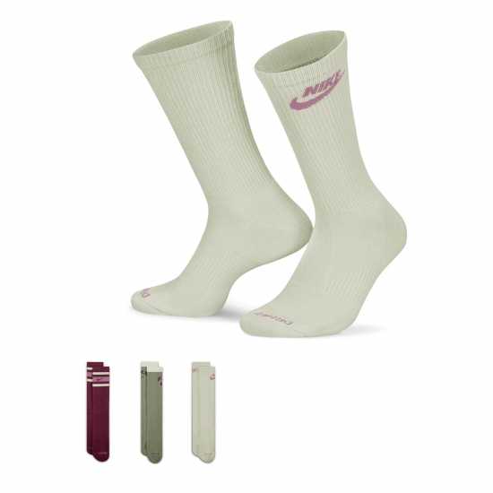 Nike Everyday Plus Cushioned Crew Socks (3 Pairs)  Мъжки чорапи