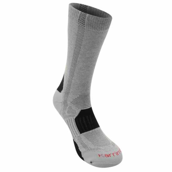 Karrimor 2 Pack Walking Socks Mens Сиво Мъжки чорапи