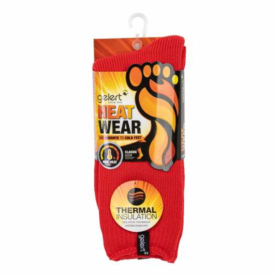 Gelert Heat Wear Socks Mens Червено Мъжки чорапи