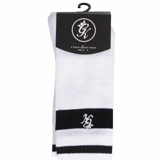 Gym King Crew Sock 2Pk Бяло Мъжки чорапи