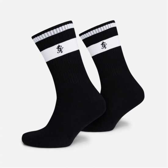 Gym King Crew Sock 2Pk Черно Мъжки чорапи