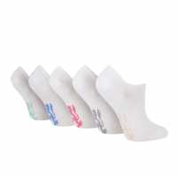 Pringle 5 Pack Trainer Sock Ladies Бяло Атлетика