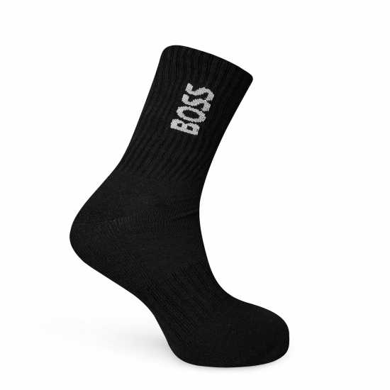 Hugo Boss Boss 3-Pack Crew Sock Mens Черно 001 Мъжки чорапи