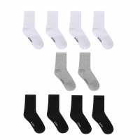 Lee Cooper Ниски Чорапи Back To School Quarter Socks 10Pk Infant Assorted Детски чорапи