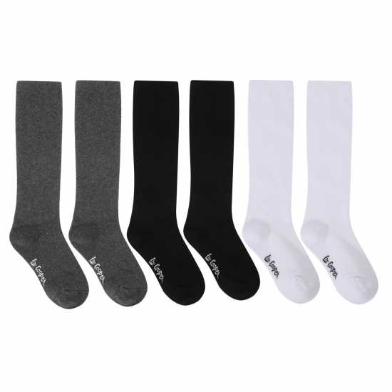 Lee Cooper Back To School Crew Sock 6Pk Infant Разнообразни 