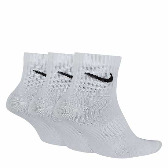 Nike Everyday Lightweight Training Ankle Socks (3 Pairs) Бяло Мъжки чорапи