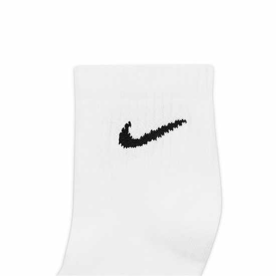 Nike Everyday Lightweight Training Ankle Socks (3 Pairs) Бяло Мъжки чорапи