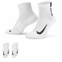 Nike Multiplier Running Ankle Socks (2 Pair)  Атлетика