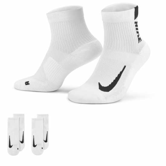 Nike Multiplier Running Ankle Socks (2 Pair)  Атлетика