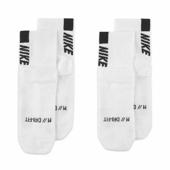 Nike Multiplier Running Ankle Socks (2 Pair)  Атлетика