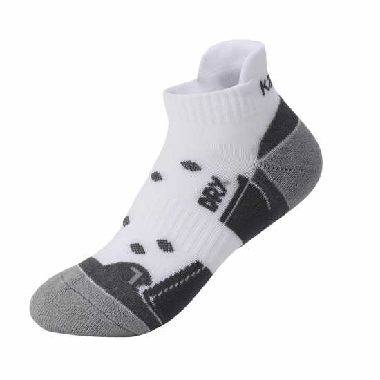 2 Чифта Дамски Спортни Чорапи Karrimor 2 Pack Running Socks Ladies Бяло/Сив Марл Дамски чорапи