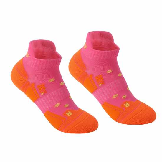 2 Чифта Дамски Спортни Чорапи Karrimor 2 Pack Running Socks Ladies Много Неон Дамски чорапи