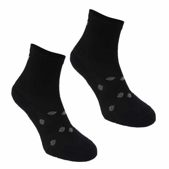 2 Чифта Дамски Спортни Чорапи Karrimor 2 Pack Running Socks Ladies Черно Дамски чорапи