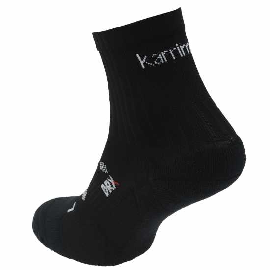 2 Чифта Дамски Спортни Чорапи Karrimor 2 Pack Running Socks Ladies Черно Дамски чорапи