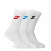 Nike 3 Pack Of Essential Crew Socks Многоцветно Мъжки чорапи