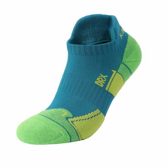 Мъжки Чорапи За Бягане Karrimor 2 Pack Running Socks Mens Синьо/Сиво Мъжки чорапи